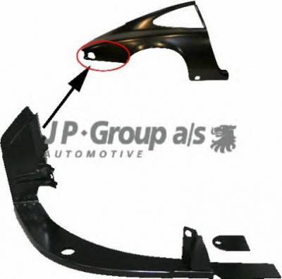 JP GROUP 1680600580 -  Крепление фонаря